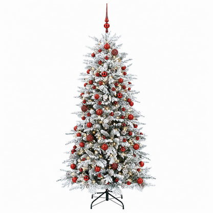 Artificial Christmas Tree with Bauble 210 cm 300 LEDs