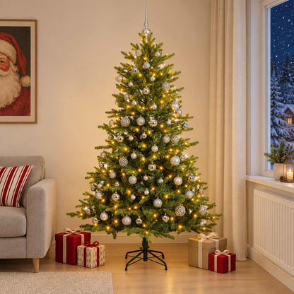 Artificial Christmas Tree with Bauble 240 cm 300 LEDs