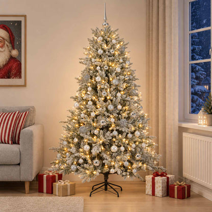 Artificial Christmas Tree with Bauble 210 cm 300 LEDs