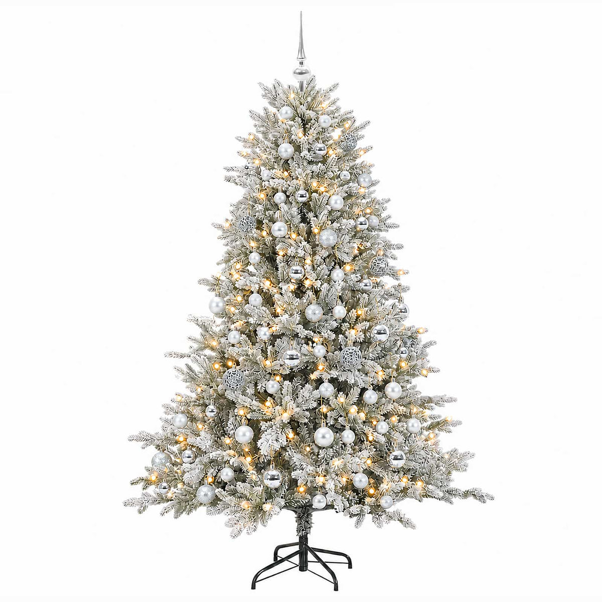 Artificial Christmas Tree with Bauble 240 cm 300 LEDs