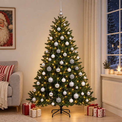 Artificial Christmas Tree with Bauble 180 cm 300 LEDs