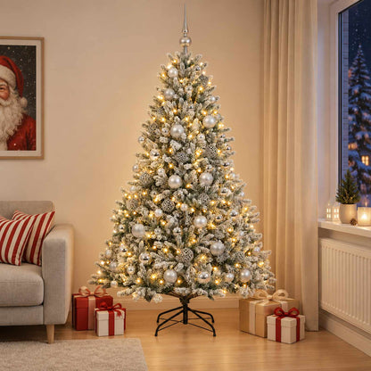 Artificial Christmas Tree with Bauble 180 cm 300 LEDs