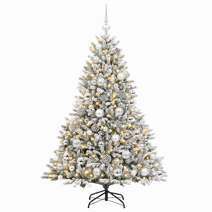 Artificial Christmas Tree with Bauble 180 cm 300 LEDs