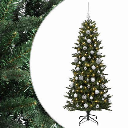 Artificial Christmas Tree with Bauble 210 cm 300 LEDs