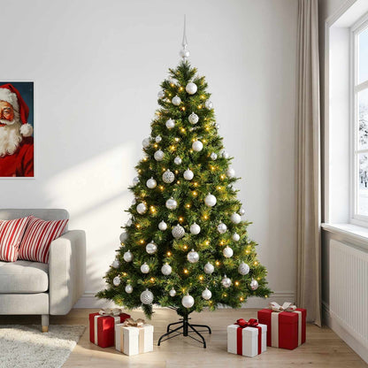 Artificial Christmas Tree with Bauble 210 cm 300 LEDs
