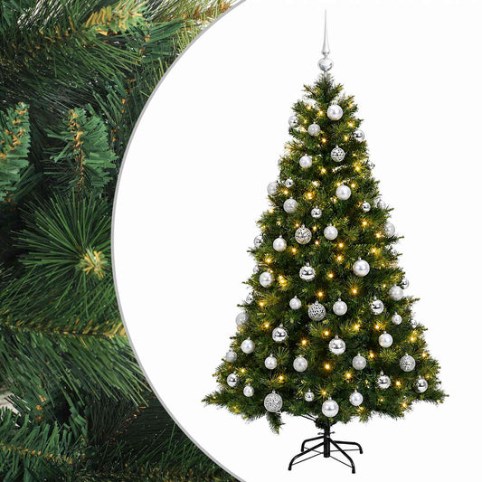 Artificial Christmas Tree with Bauble 210 cm 300 LEDs