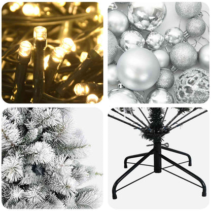 Artificial Christmas Tree with Bauble 210 cm 300 LEDs
