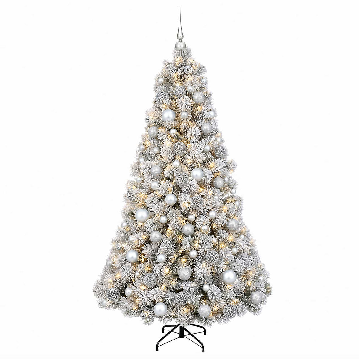 Artificial Christmas Tree with Bauble 210 cm 300 LEDs