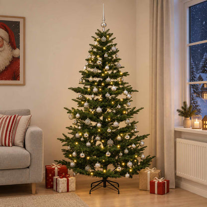 Artificial Christmas Tree with Bauble 180 cm 300 LEDs
