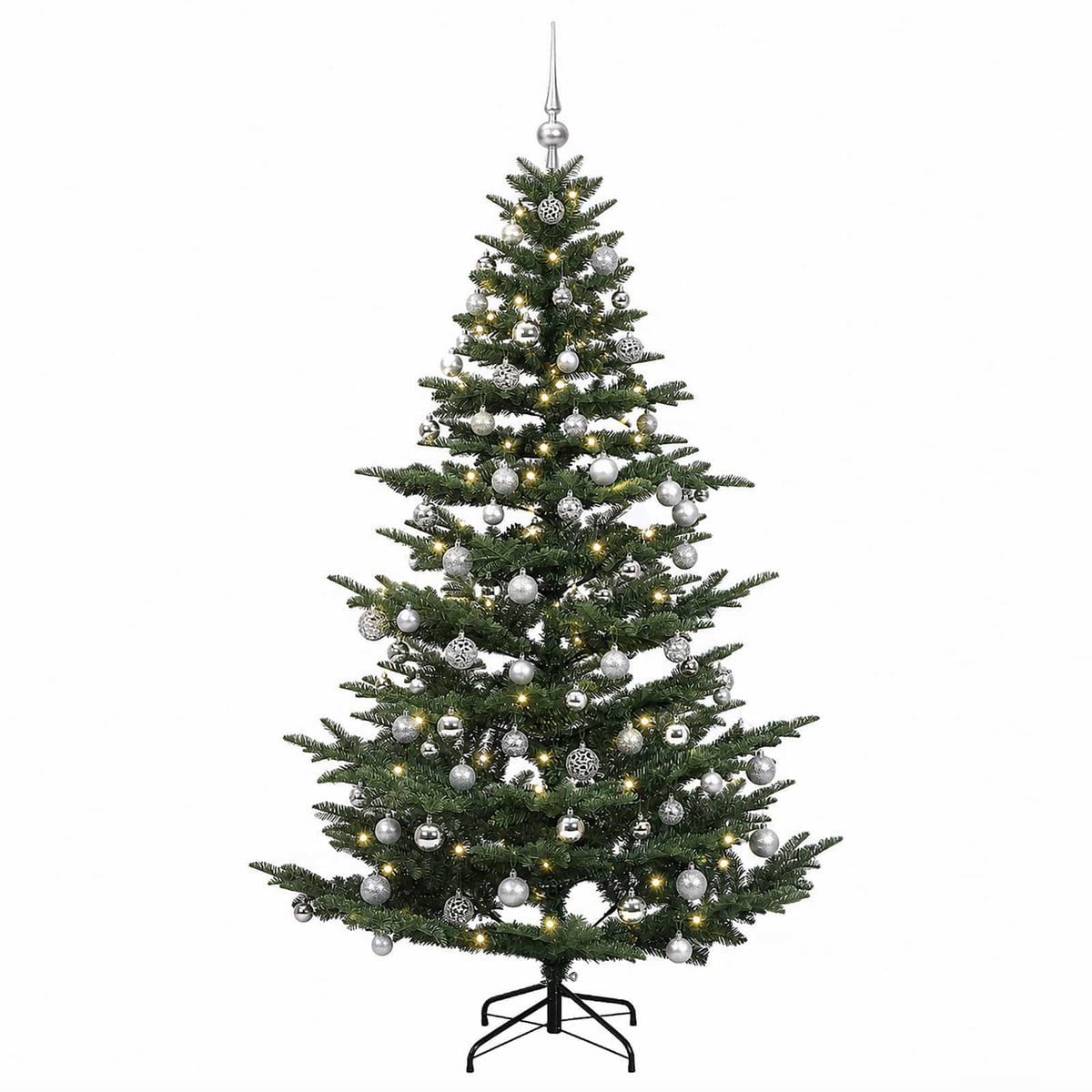Artificial Christmas Tree with Bauble 180 cm 300 LEDs