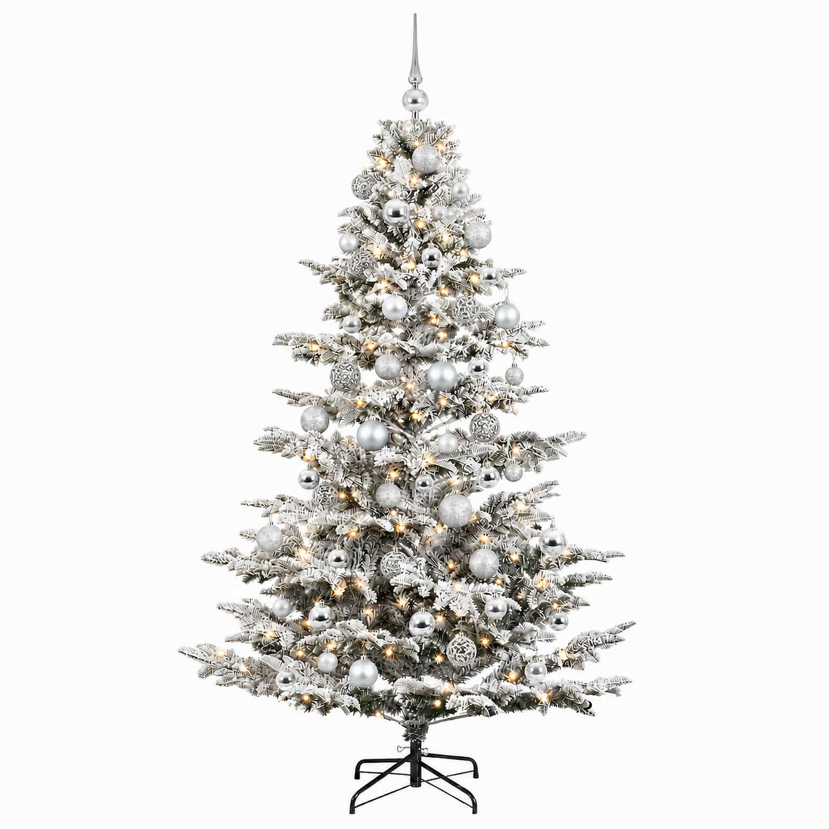 Artificial Christmas Tree with Bauble 180 cm 300 LEDs