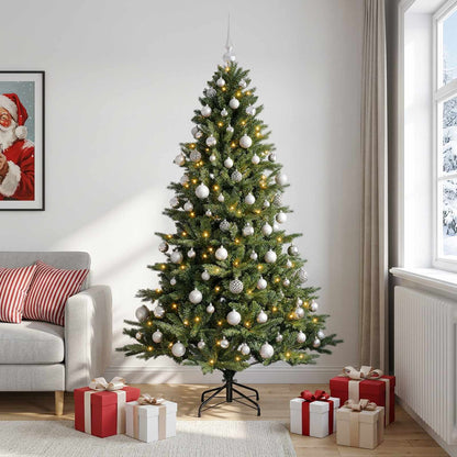 Artificial Christmas Tree with Bauble 210 cm 300 LEDs