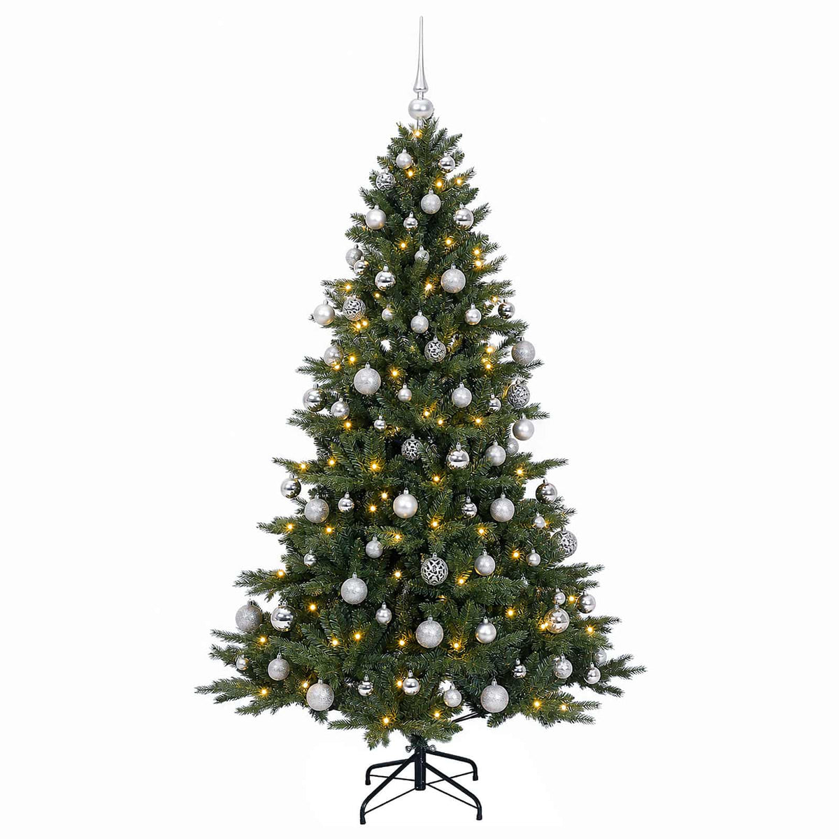 Artificial Christmas Tree with Bauble 210 cm 300 LEDs