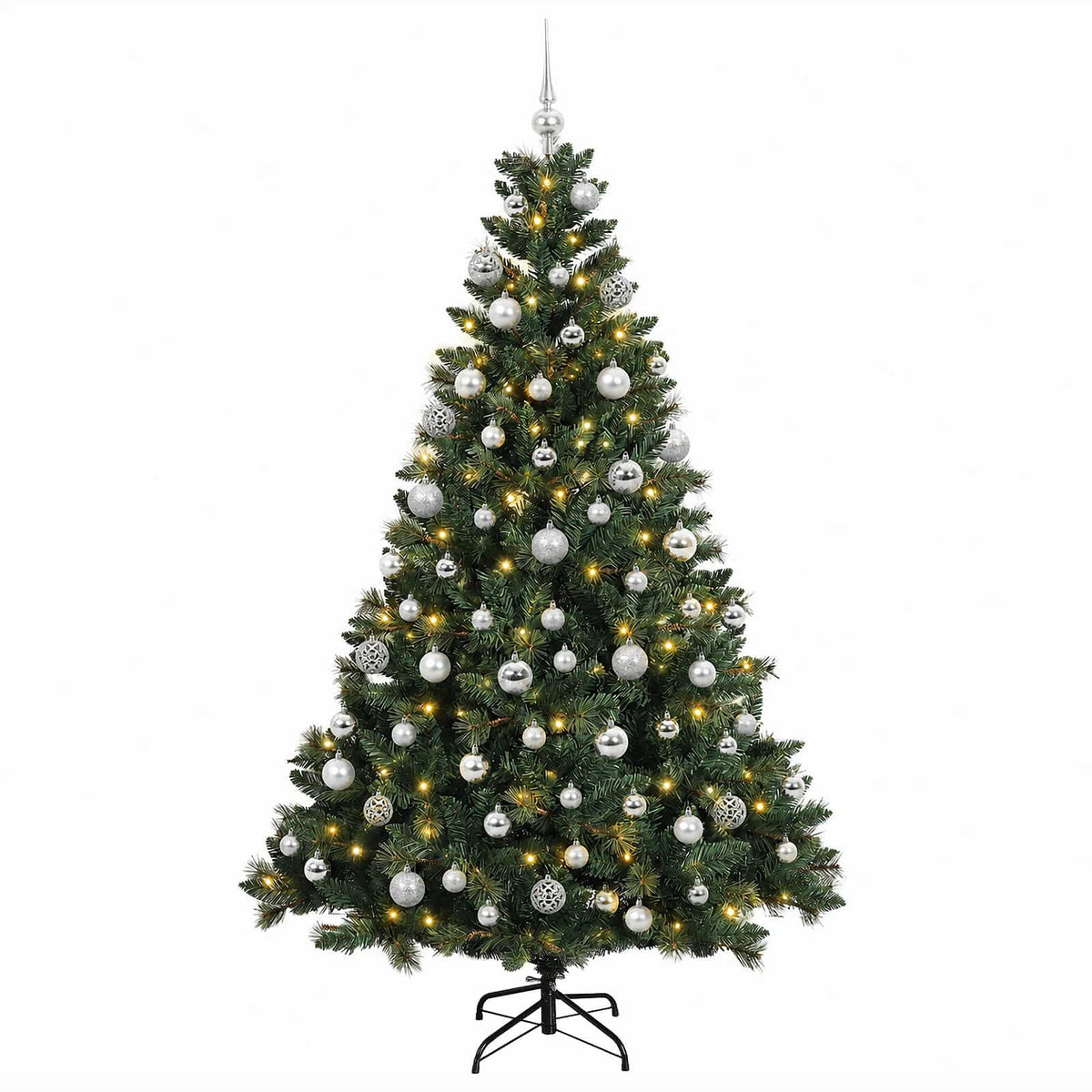 Artificial Christmas Tree with Bauble 180 cm 300 LEDs