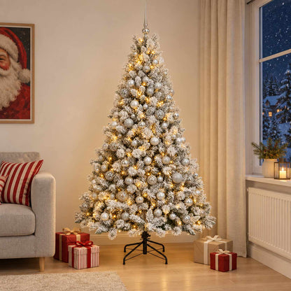 Artificial Christmas Tree with Bauble 210 cm 300 LEDs