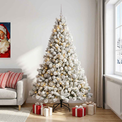 Artificial Christmas Tree with Bauble 210 cm 300 LEDs