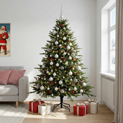 Artificial Christmas Tree with Bauble 240 cm 300 LEDs