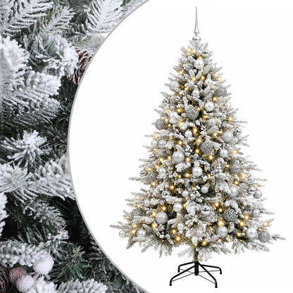 Artificial Christmas Tree with Bauble 210 cm 300 LEDs