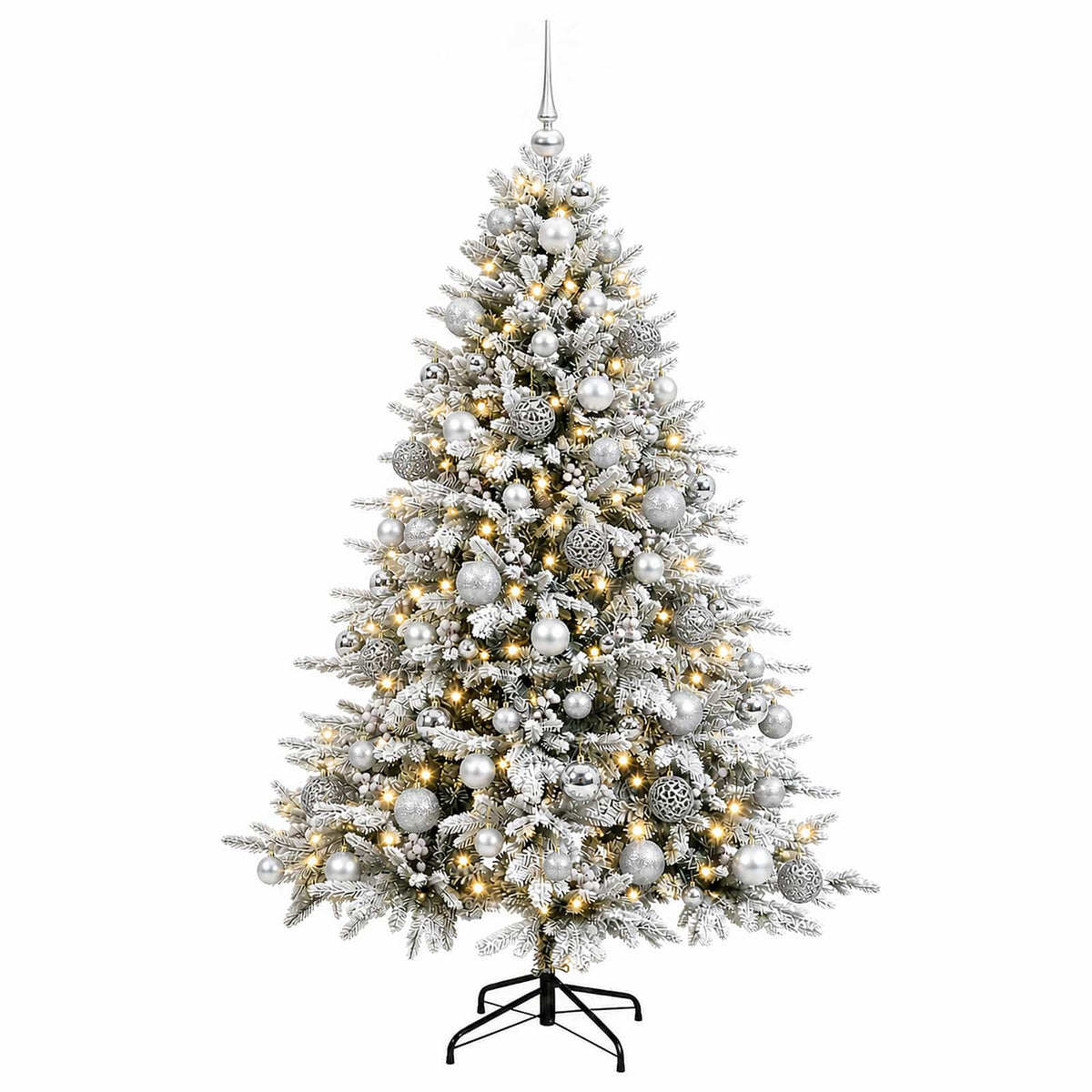 Artificial Christmas Tree with Bauble 240 cm 300 LEDs