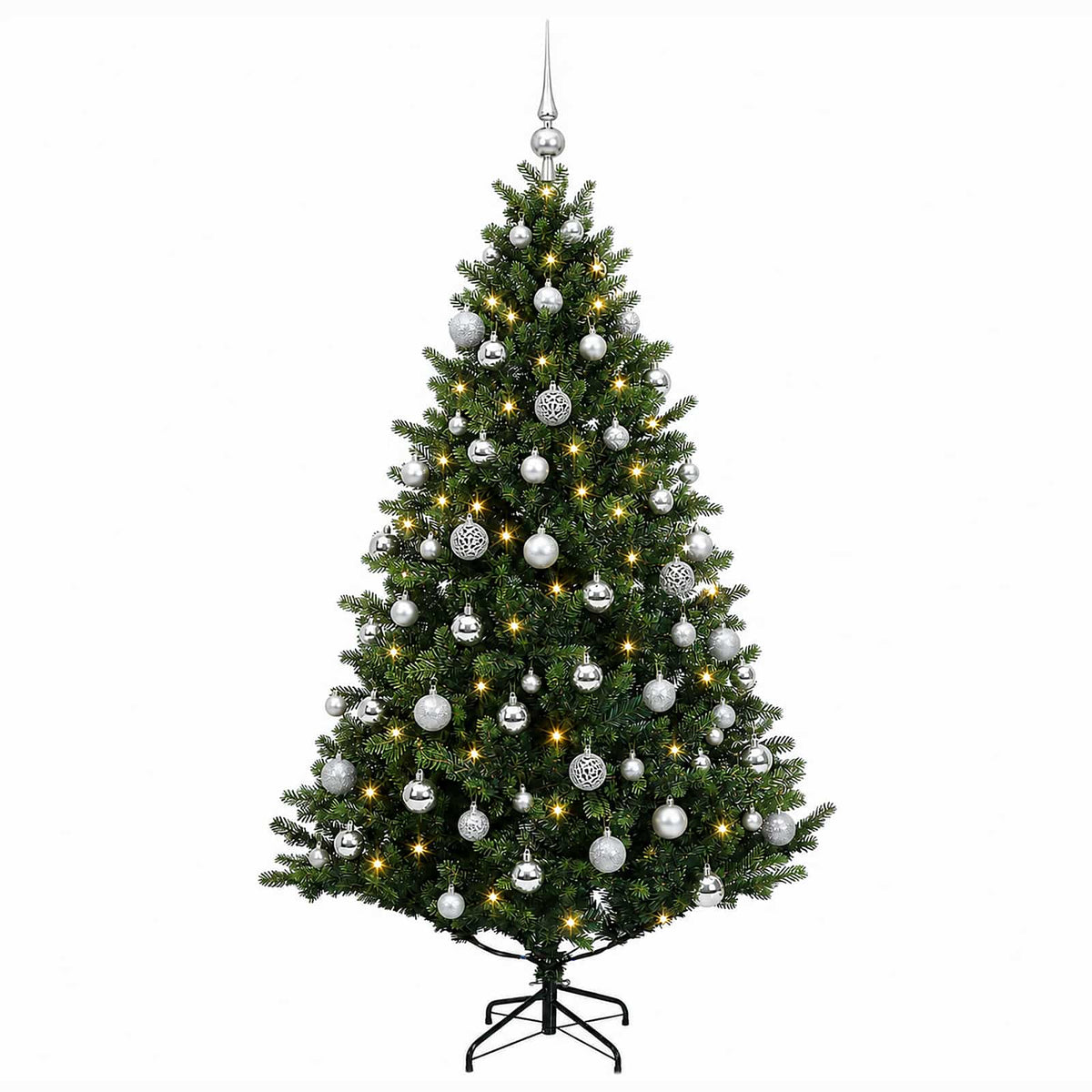 Artificial Christmas Tree with Bauble 180 cm 300 LEDs