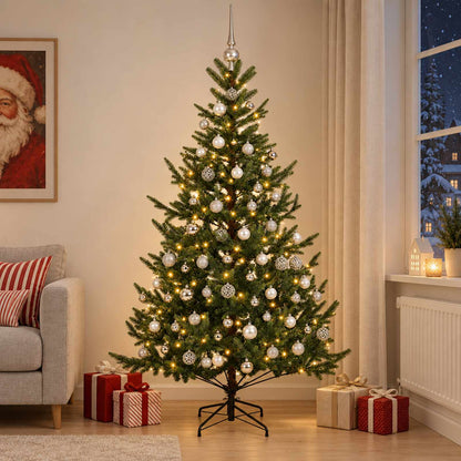 Artificial Christmas Tree with Bauble 180 cm 300 LEDs