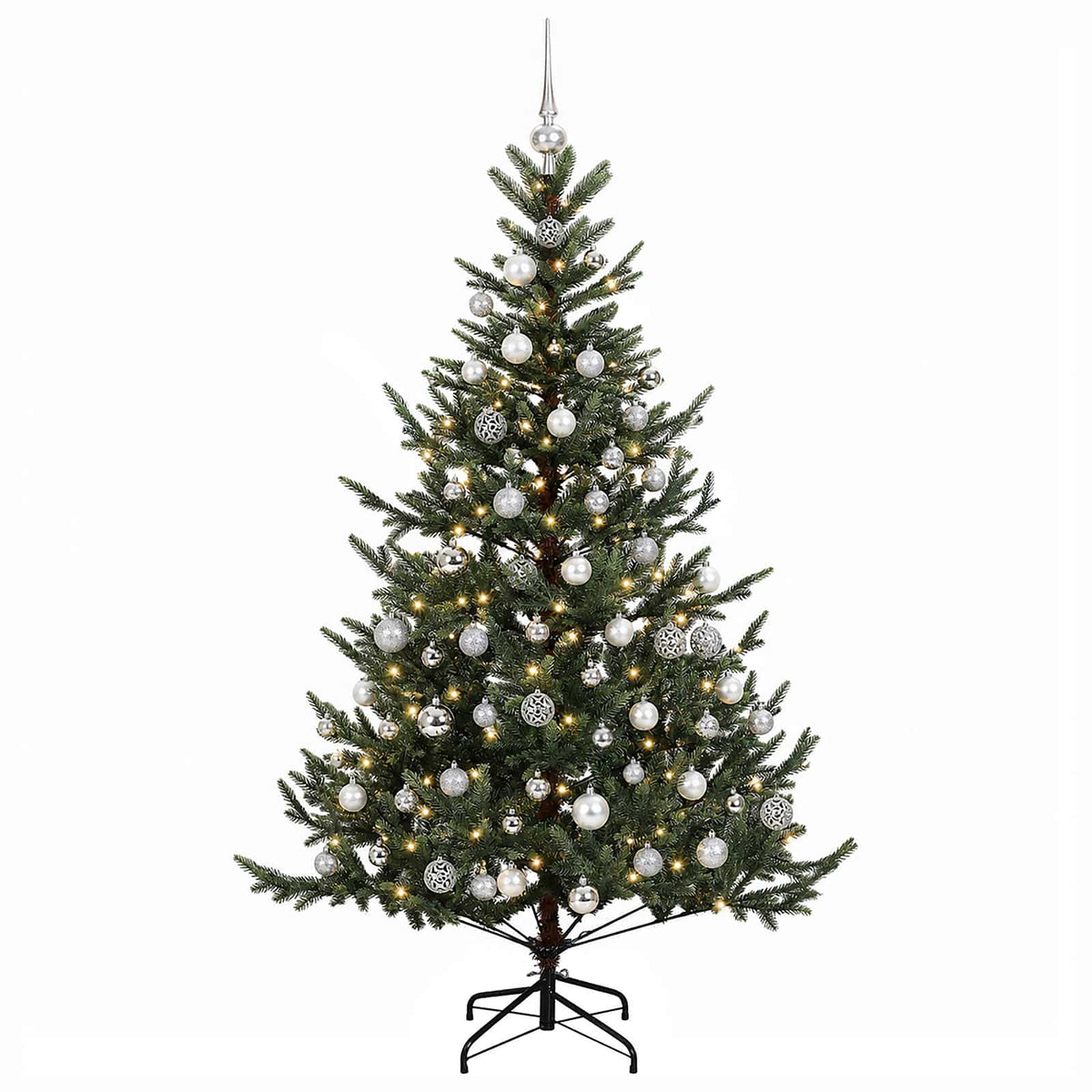 Artificial Christmas Tree with Bauble 240 cm 300 LEDs