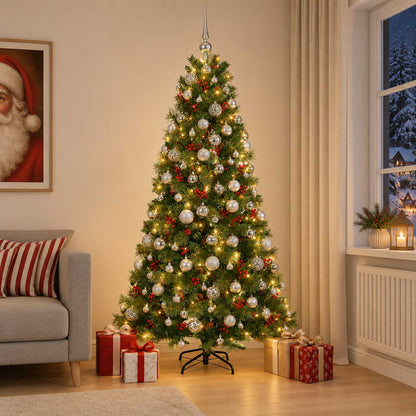 Artificial Christmas Tree with Bauble 180 cm 300 LEDs