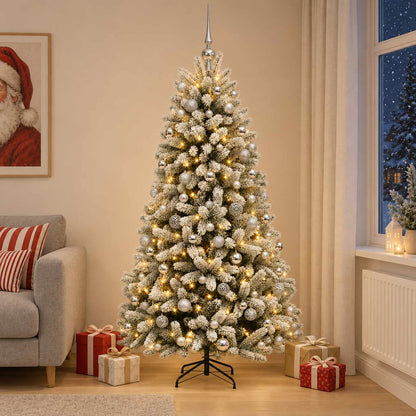 Artificial Christmas Tree with Bauble 240 cm 300 LEDs