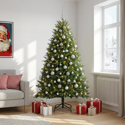 Artificial Christmas Tree with Bauble 240 cm 300 LEDs