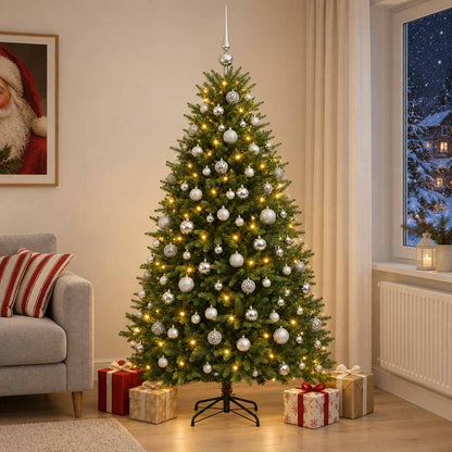 Artificial Christmas Tree with Bauble 240 cm 300 LEDs