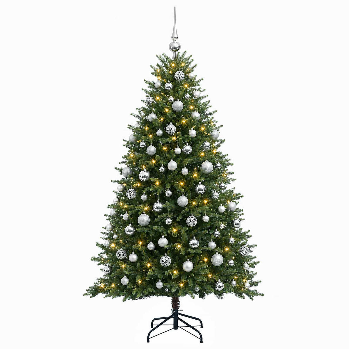 Artificial Christmas Tree with Bauble 180 cm 300 LEDs