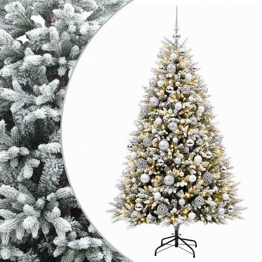 Artificial Christmas Tree with Bauble 240 cm 300 LEDs