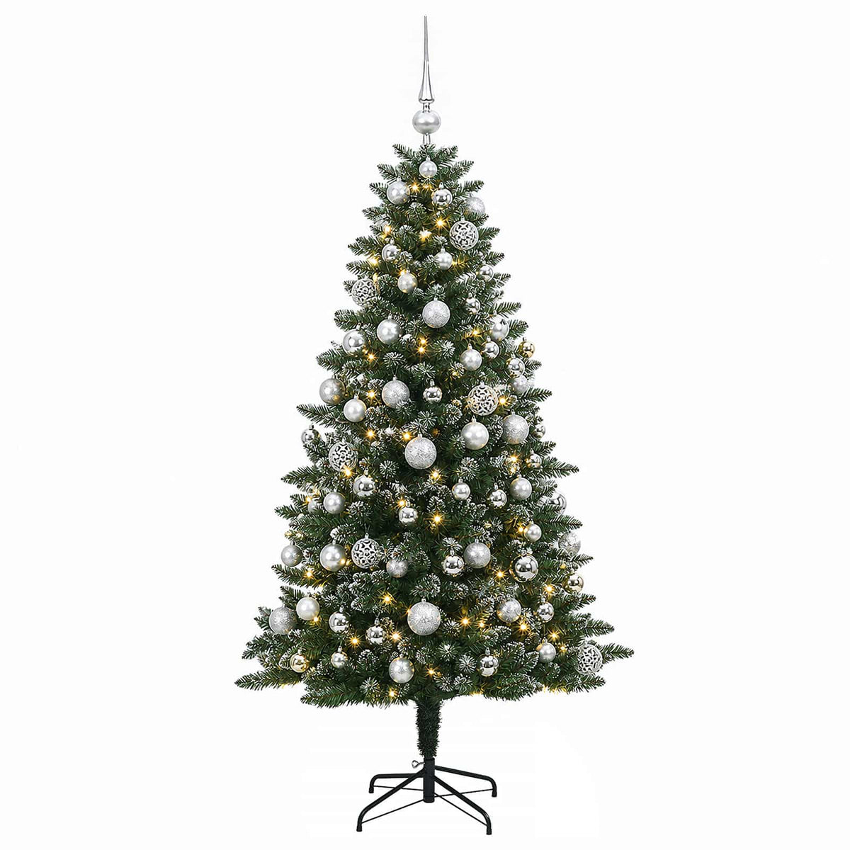 Artificial Christmas Tree with Bauble 180 cm 300 LEDs