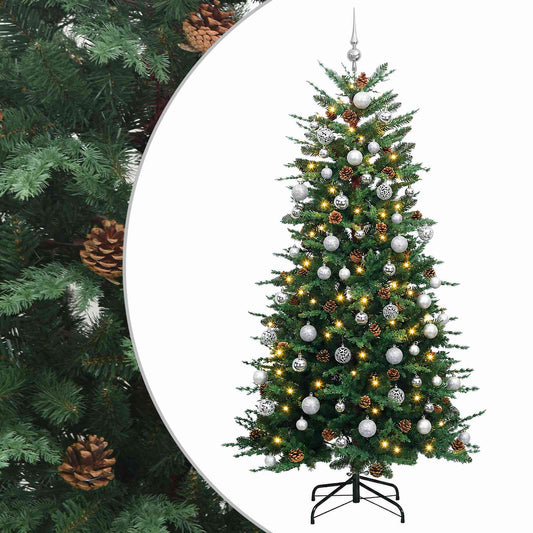 Artificial Christmas Tree with Bauble 210 cm 300 LEDs