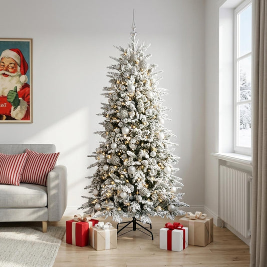 Artificial Christmas Tree with Bauble 210 cm 300 LEDs