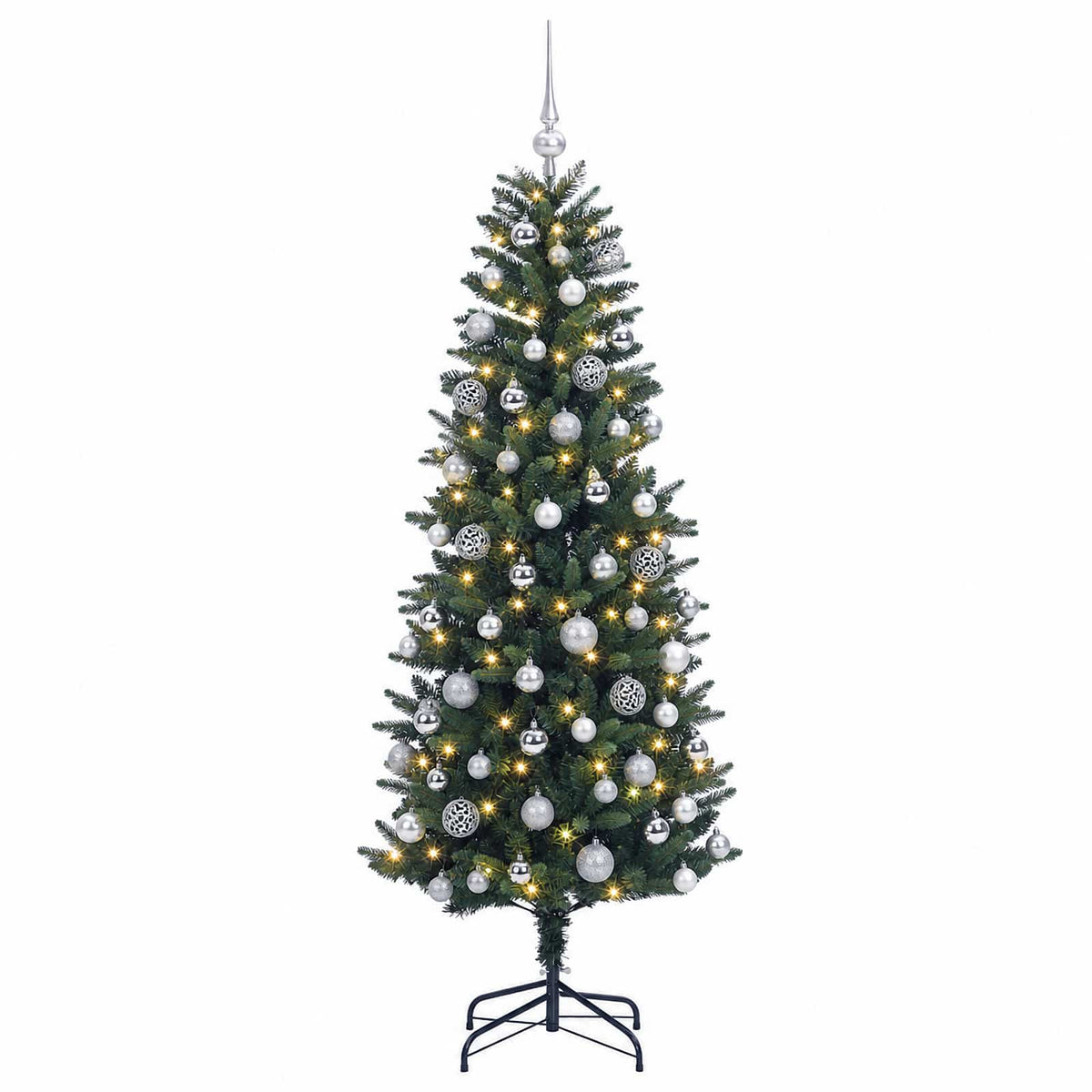 Artificial Christmas Tree with Bauble 240 cm 300 LEDs
