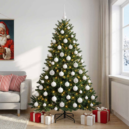 Artificial Christmas Tree with Bauble 240 cm 300 LEDs