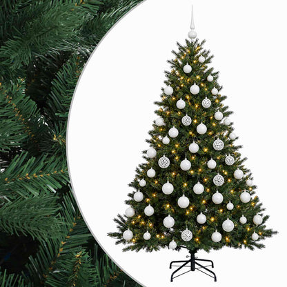 Artificial Christmas Tree with Bauble 240 cm 300 LEDs