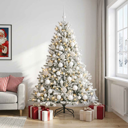 Artificial Christmas Tree with Bauble 210 cm 300 LEDs