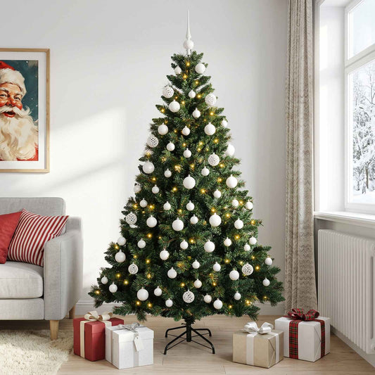 Artificial Christmas Tree with Bauble 240 cm 300 LEDs