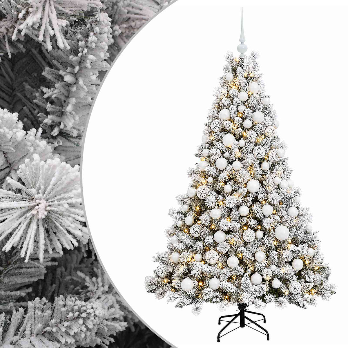 Artificial Christmas Tree with Bauble 240 cm 300 LEDs