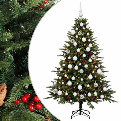 Artificial Christmas Tree with Bauble 240 cm 300 LEDs