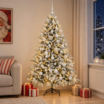 Artificial Christmas Tree with Bauble 180 cm 300 LEDs