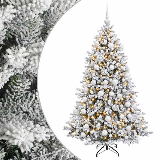Artificial Christmas Tree with Bauble 210 cm 300 LEDs
