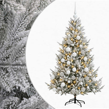 Artificial Christmas Tree with Bauble 210 cm 300 LEDs