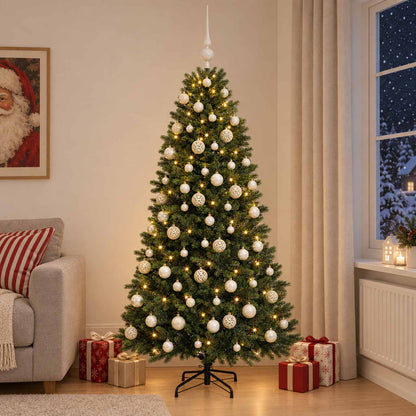 Artificial Christmas Tree with Bauble 180 cm 300 LEDs