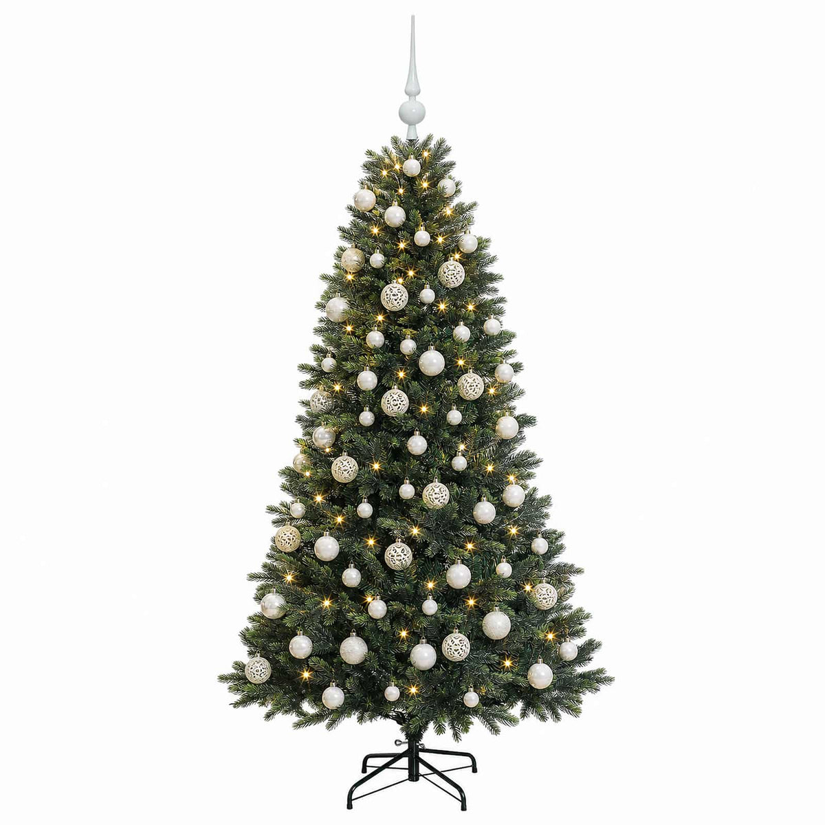 Artificial Christmas Tree with Bauble 180 cm 300 LEDs