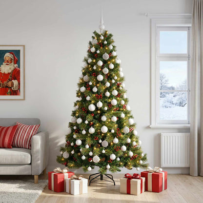 Artificial Christmas Tree with Bauble 180 cm 300 LEDs