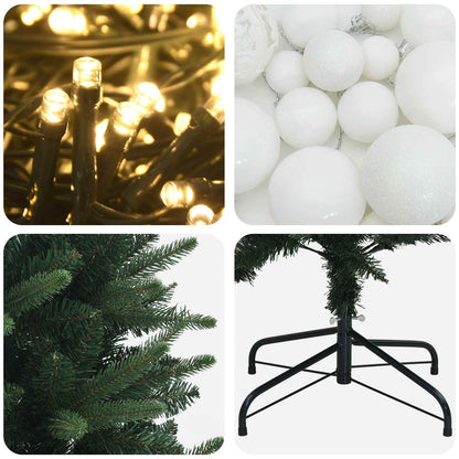 Artificial Christmas Tree with Bauble 210 cm 300 LEDs