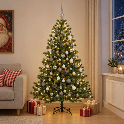 Artificial Christmas Tree with Bauble 180 cm 300 LEDs